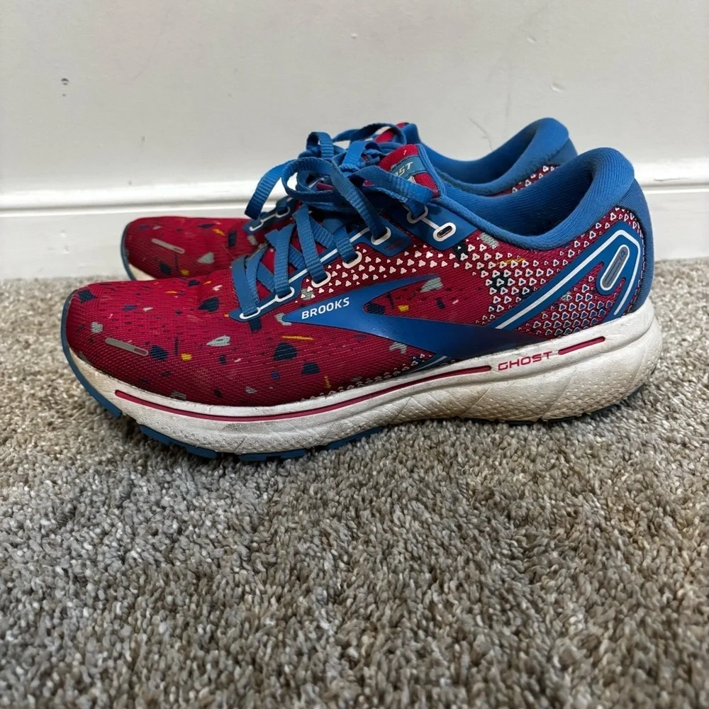 BROOKS Ghost 14 Beetroot/Campanula/Pink Women’s Running Shoe Size 7.5